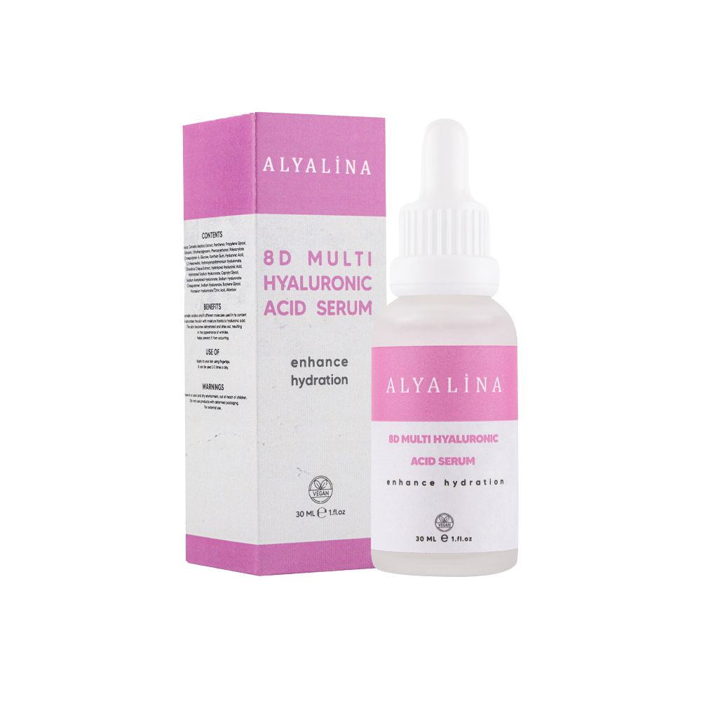 8D Multi Hyaluronic Acid Serum <BR>Yoğun Nemlendirici 30ml